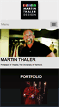 Mobile Screenshot of martinthalerdesign.com