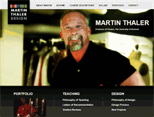 Tablet Screenshot of martinthalerdesign.com